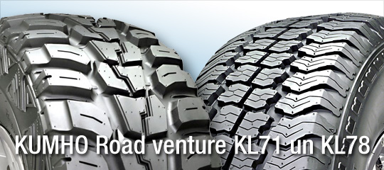 Riepas Kumho Road Venture KL71 un KL78